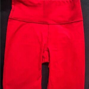 Fabletics Red Bike Shorts